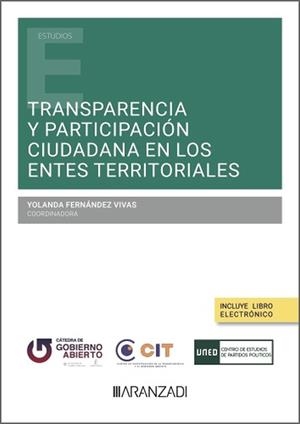 TRANSPARENCIA Y PARTICIPACIÓN CIUDADANA EN LOS ENTES TERRITORIALES | 9788410850446