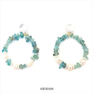 ARRECADES ARO PEDRES BLAVES-PERLES | 43E5010A