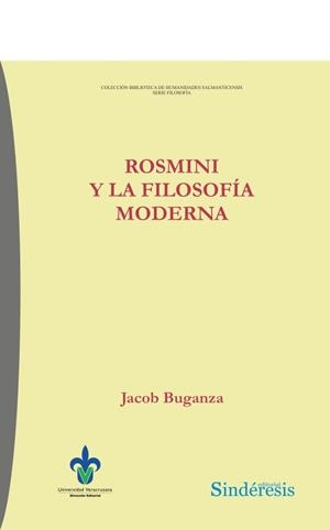 ROSMINI Y LA FILOSOFIA MODERNA | 9788410120815 | BUGANZA, JACOB