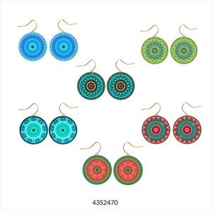 ARRECADA MANDALA DAURADA  | 43S2470