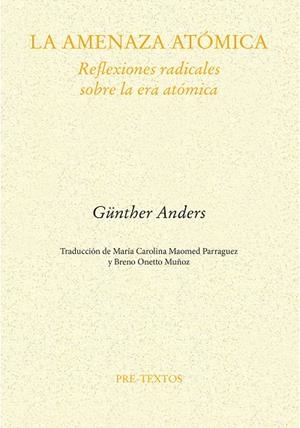 AMENAZA ATÓMICA, LA | 9788410309395 | ANDERS, GÜNTHER