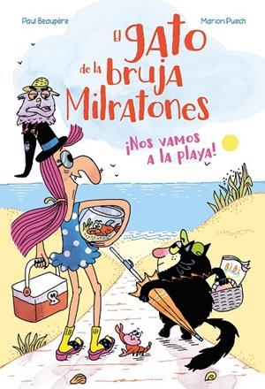 GATO DE LA BRUJA MILRATONES, NOS VAMOS A LA PLAYA, EL | 9788410517103 | BEAUPÈRE, PAUL / PUECH, MARION