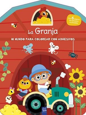 MI MUNDO PARA COLOREAR CON ADHESIVOS. LA GRANJA | 9788408296867 | YOYO