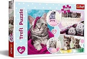 PUZZLE TREFL 160 PECES GATS | 5900511153712