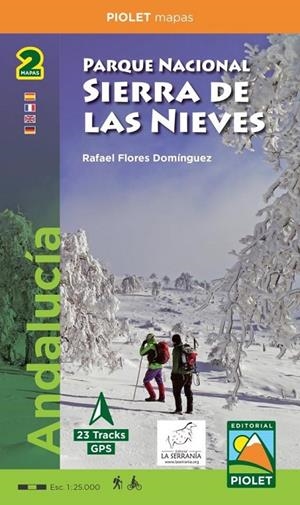 PARQUE NACIONAL SIERRA DE LAS NIEVES - MAPA 1:25.000 | 9788412767179
