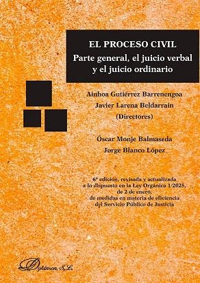 PROCESO CIVIL, EL | 9791370060350 | MONJE BALMASEDA, OSCAR / BLANCO LOPEZ, J.