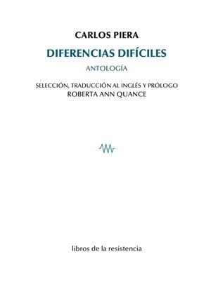 DIFERENCIAS DIFÍCILES | 9788419943200 | PIERA, CARLOS