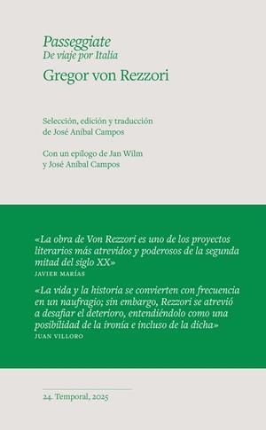 PASSEGGIATE | 9788412941128 | VON REZZORI, GREGOR