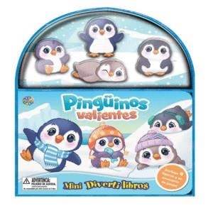 PINGÜINOS VALIENTES (MINI DIVERTI-LIBROS) | 9782764379233