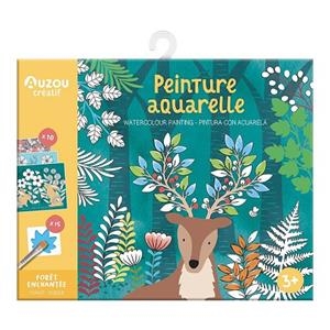 PINTURA EN ACUARELA: BOSQUE ENCANTADO | 9782733899151