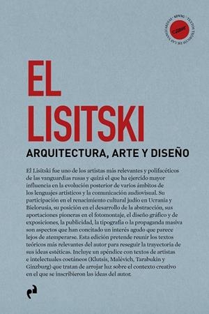 ARQUITECTURA, ARTE Y DISEÑO | 9788410065888 | EL LISITSKI