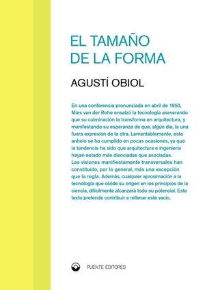 TAMAÑO DE LA FORMA, EL | 9791399014303 | OBIOL, AGUSTI