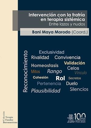 INTERVENCIÓN CON LA FRATRIA EN TERAPIA SISTEMICA | 9791387510114 | MAYA MORODO, BANI