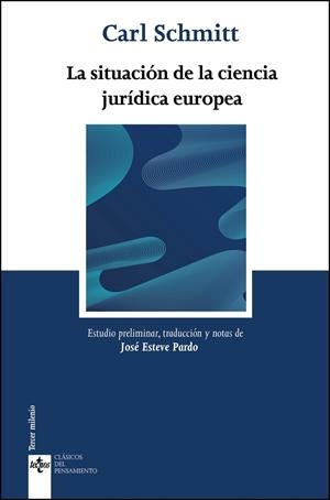 SITUACIÓN DE LA CIENCIA DEL DERECHO EUROPEA, LA | 9788430992362 | SCHMITT, CARL