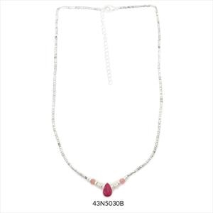 COLLAR SAMI CURT PLATA -MADUIXA | 43N5030B