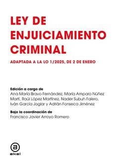 LEY DE ENJUICIAMIENTO CRIMINAL | 9788446056508 | ARROYO, JAVIER