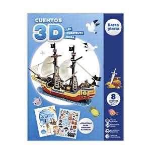 CUENTOS PARA IMAGINAR Y CONSTRUIR 3D - BARCO PIRATA | 9791387627171 | IMAGILAND