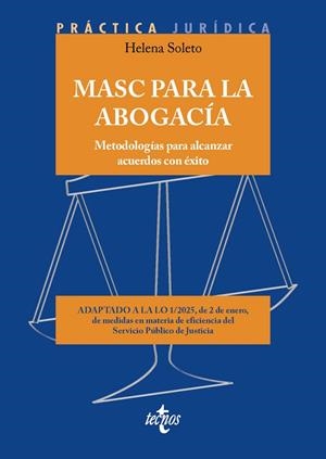 MASC PARA LA ABOGACÍA | 9788430992461 | SOLETO MUÑOZ, HELENA