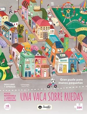 VACA SOBRE RUEDAS, UNA - PUZLE REVERSIBLE 224 PIEZAS | 9788419714831