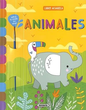 LIBRO ACUARELA. ANIMALES | 9788411968911 | SUSAETA EDICIONES