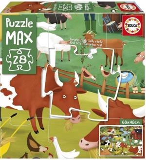 PUZZLE MAX 28 PIEZAS LA GRANJA | 8412668199552