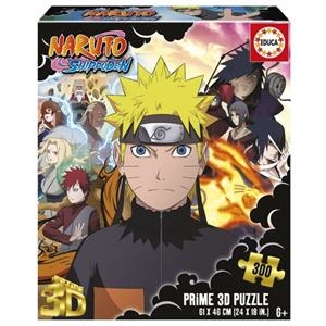 PUZLE 3D LENTICULAR 300 PECES NARUTO SHIPPU | 8412668200487