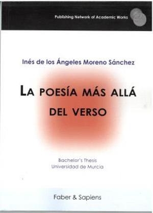 POESÍA MÁS ALLÁ DEL VERSO | 9791399005202 | MORENO SANCHEZ, INES DE LOS ANGELES
