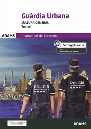 GUARDIA URBANA AJUNTAMENT DE BARCELONA TEMARI CULTURA GENERAL | 9788410773264