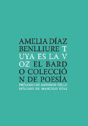 TUYA ES LA VOZ | 9788482551289 | DIAZ BENLLIURE, AMELIA