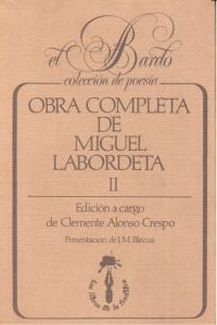 OBRA COMPLETA DE MIGUEL LABORDETA II | 9788485709229 | LABORDETA SUBIAS, MIGUEL