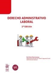 DERECHO ADMINISTRATIVO LABORAL 2ª EDICIÓN | 9788413787855 | PONS CARMENA, MARÍA