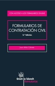 FORMULARIOS DE CONTRATACIÓN CIVIL 2ª ED. 2012 | 9788490334409