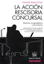 ACCIÓN RESCISORIA CONCURSAL, LA | 9788490333921