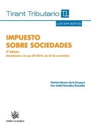 IMPUESTO SOBRE SOCIEDADES 2ª EDICIÓN 2015 | 9788490865781 | HERRERO DE LA ESCOSURA, PATRICIA / GONZÁLEZ GONZÁLEZ, ANA ISABEL