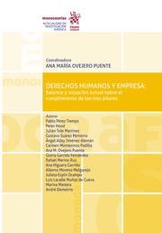 DERECHOS HUMANOS Y EMPRESA : BALANCE Y SITUACIÓN ACTUAL SOBRE EL CUMPLIMIENTO DE LOS TRES PILARES | 9788413368559 | OVEJERO PUENTE, ANA MARÍA