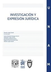 INVESTIGACIÓN Y EXPRESIÓN JURÍDICA | 9788413784908 | LÓPEZ DURÁN, ROSALÍO