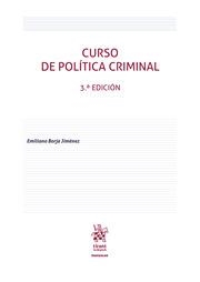 CURSO DE POLÍTICA CRIMINAL 3ª EDICIÓN | 9788413978406 | BORJA JIMÉNEZ, EMILIANO