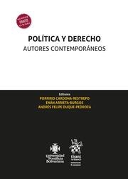 POLÍTICA Y DERECHO. AUTORES CONTEMPORÁNEOS | 9788411132275 | CARDONA RESTREPO, PORFIRIO / ARRIETA BURGOS, ENÁN / DUQUE PEDROZA, ANDRÉS FELIPE