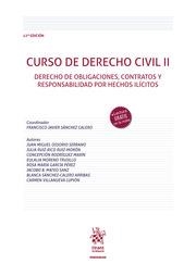 CURSO DE DERECHO CIVIL II. DERECHO DE OBLIGACIONES, CONTRATOS Y RESPONSABILIDAD POR HECHOS ILÍCITOS 12ª EDICIÓN | 9788411308311 | SÁNCHEZ CALERO, FRANCISCO JAVIER / OSSORIO SERRANO, JOSÉ MIGUEL / RUIZ-RICO RUIZ- MORÓN, JULIA