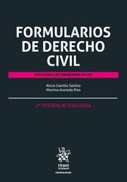 FORMULARIOS DE DERECHO CIVIL 2ª EDICIÓN ACTUALIZADA | 9788411309318 | CASTILLO SALDÍAS, ALICIA / ARANEDA RÍOS, MARTINA
