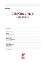 DERECHO CIVIL III. DERECHOS REALES 8ª EDICIÓN | 9788491697381 | MÁS BADÍA, M.ª DOLORES / SÁIZ GARCÍA, CONCEPCIÓN / SERRA RODRÍGUEZ, ADELA / ATIENZA NAVARRO, M.ª LUI