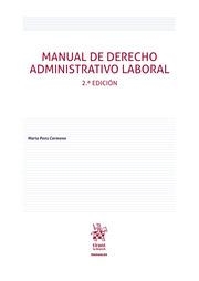 MANUAL DE DERECHO ADMINISTRATIVO LABORAL 2ª EDICIÓN | 9788410954847 | PONS CARMENA, MARÍA