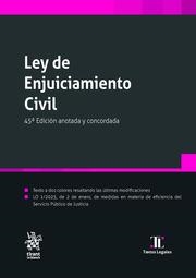 LEY DE ENJUICIAMIENTO CIVIL 45ª EDICIÓN ANOTADA Y CONCORDADA 2025 | 9791370102227 | MONTERO AROCA, JUAN / CALDERÓN CUADRADO, MARÍA PÍA