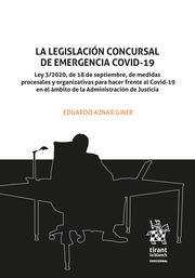 LEGISLACIÓN CONCURSAL DE EMERGENCIA COVID-19, LA | 9788413976983 | AZNAR GINER, EDUARDO