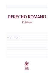 DERECHO ROMANO 6ª EDICIÓN | 9788413977706 | PANERO, RICARDO