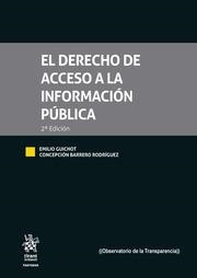 DERECHO DE ACCESO A LA INFORMACIÓN PÚBLICA 2ª EDICIÓN, EL | 9788411973908 | BARRERO RODRIGUEZ, CONCEPCIÓN / GUICHOT, EMILIO