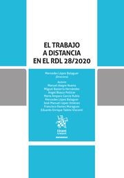 TRABAJO A DISTANCIA EN EL RDL 28/2020, EL | 9788413788203 | LÓPEZ BALAGUER, MERCEDES