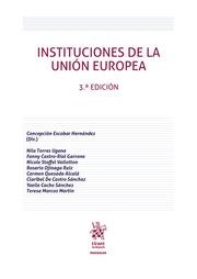 INSTITUCIONES DE LA UNIÓN EUROPEA 3ª EDICIÓN 2020 | 9788413559421 | ESCOBAR HERNÁNDEZ, CONCEPCIÓN