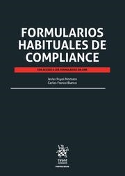 FORMULARIOS HABITUALES DE COMPLIANCE | 9788411694636 | PUYOL MONTERO, JAVIER / FRANCO BLANCO, CARLOS