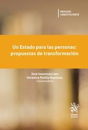 ESTADO PARA LAS PERSONAS, UN : PROPUESTAS DE TRANSFORMACIÓN | 9788413978321 | INOSTROZA LARA, JOSÉ / PINILLA MARTÍNEZ, VERÓNICA